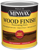 Minwax Wood Finish 700504444 Wood Stain, Espresso, Liquid, 1 qt, Can